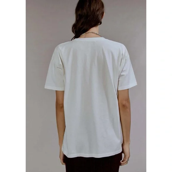 NWT Daydreamer Sonic Youth Goo Merch Tee Graphic Tshirt in Vintage White - Picture 10 of 13